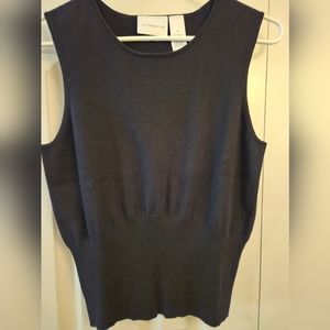 Liz Claiborne black knit tank